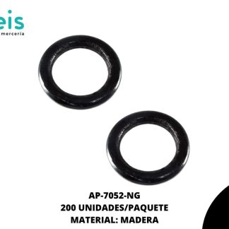 ARGOLLA MADERA REF: 5 cm NEGRO 200 u/pqt