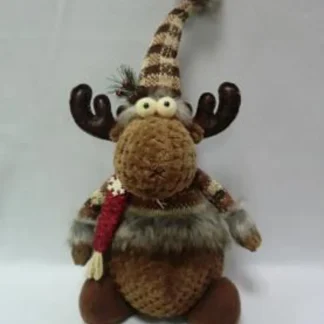 RENO DE PELUCHE NAVIDEÑO