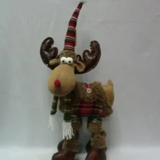 RENO ESCOSES ROJO NAVIDEÑO 4 PATAS