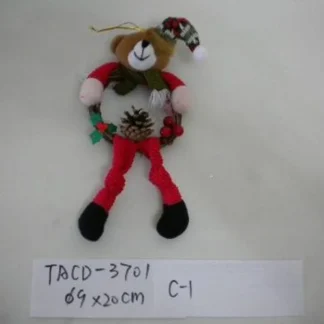 CORONA NAVIDEÑA CON OSO