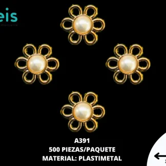 DIJE FLOR A391 CON 1000 GRS / 500 PZ