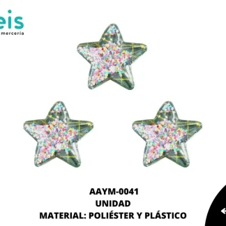 ACCESORIOS AYM ESTRELLA ENCAPSULADA AAYM-0041 6cm