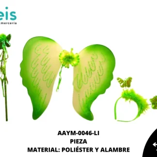 ALAS INFANTILES ANGEL JUEGO COMPLETO AAYM-0046-LI 41.5cmX42cm LIMON