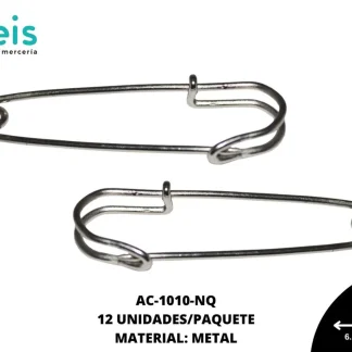 ACCESORIOS AYM GANCHO FALDA AC-1010-NQ 65mmX45mm 200 PZ/PQT NIQUEL