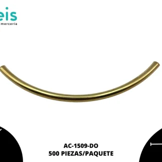 SEPARADOR TUBO 3X60MM DORADO PIEZA