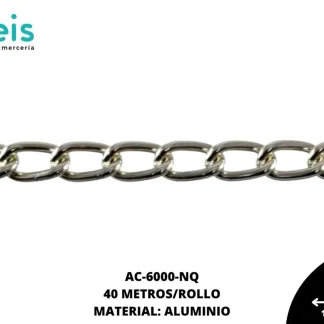 CADENA ALUMINIO 1501 NIQUEL 40 METROS/ROLLO