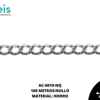 CADENA HIERRO EXTENCION .6 NIQUEL 100 METROS/ROLLO