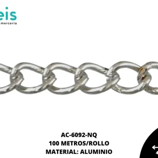 CADENA 4.3X3M REF 8. NIQUEL 100 MTS