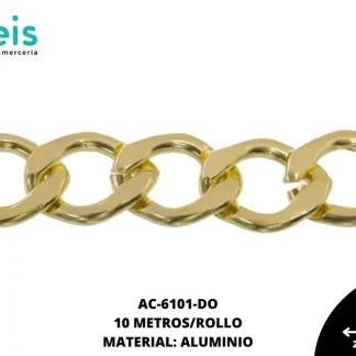 CADENA ALUMINIO MARTILLADA 20X15.6 CON 10 METROS