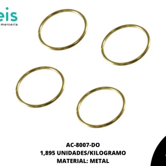 ARGOLLA MET REF:1.2X20 DORADO 1895 U/KG
