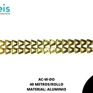 CADENA ALUMINIO DORADA W 40 METROS