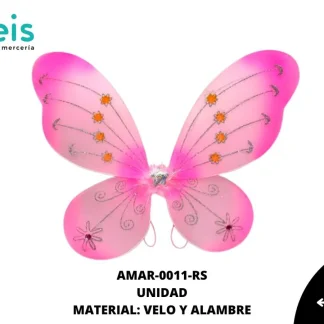 ADORNO MARIPOSA VELO REF: TDC-26 ROSA UNIDAD