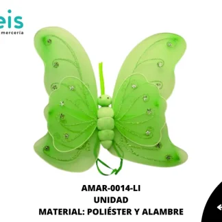 ACCESORIOS MARIPOSAS ALAS AMAR-0014-LI 38cmX47cm LIMON