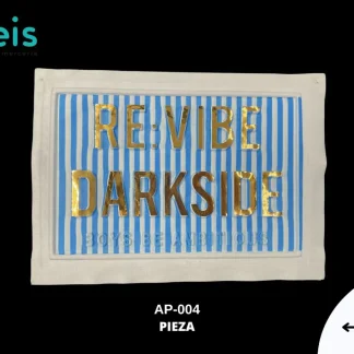PARCHES RELIEVE Y ESTAMPADO RE: VIBE DARKSIDE AP-004 26cmX19cm AZUL