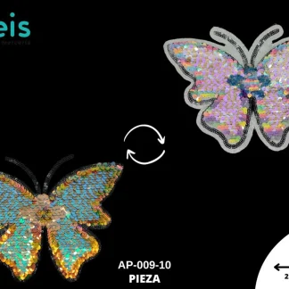 PARCHES LENTEJUELA REVERSIBLE MARIPOSA AP-009-10