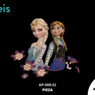 PARCHES DTF DECORADOS FROZEN CON PERLA AP-009-21