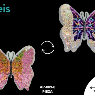 PARCHES LENTEJUELA MARIPOSA AP-009-8 18cmX17cm