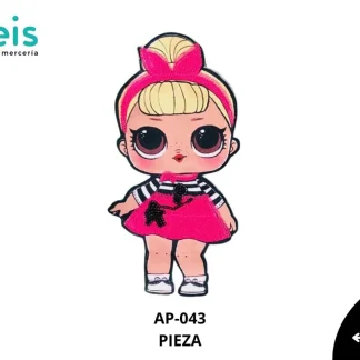 PARCHES RELIEVE Y ESTAMPADO MUÑECA LOL SIS SWING AP-043