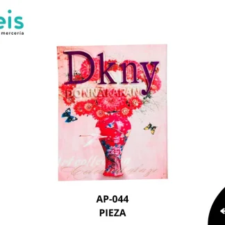 PARCHES RELIEVE Y ESTAMPADO FLORERO DKNY DONNAKARAN AP-044 ROSA