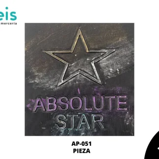 PARCHES RELIEVE Y ESTAMPADO ESTRELLA ABSOLUTE STAR AP-051 24.5cmX26cm