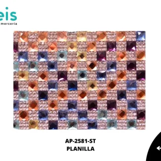 PEDRERIA PLANILLAS CUADRO AP-2581-ST 24cmX40cm MULTICOLOR