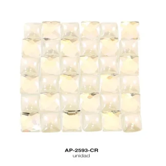 PEDRERIA PLANILLAS CUADRO AP-2593-CR 24cmX40cm CRISTAL