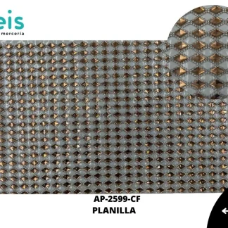 PEDRERIA PLANILLAS ROMBO AP-2599-CF 24cmX40cm CAFÉ