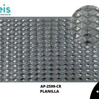 PEDRERIA PLANILLAS ROMBO AP-2599-CR 24cmX40cm CRISTAL