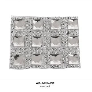 PEDRERIA PLANILLAS CUADRO AP-2629-CR 24cmX40cm CRISTAL