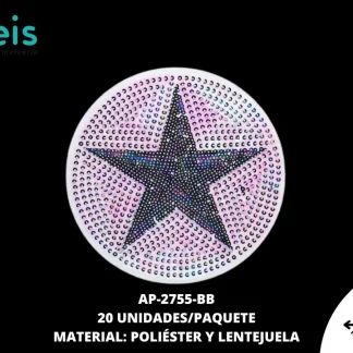 APLICACION LENTEJUELA ESTRELLA-CIRCULO