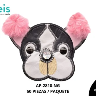PARCHES RELIEVE Y ESTAMPADO AP-2810-NG 20 PZ/PQT NEGRO