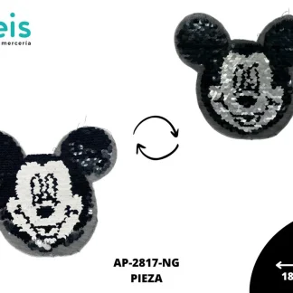 PARCHES LENTEJUELA REVERSIBLE CARA MICKEY AP-2817-NG