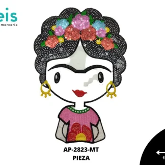 PARCHES LENTEJUELA FTIDA KHALO ARETES Y FLORES AP-2823-MT