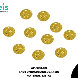 ARGOLLA MET REF:2X25 DORADO 545 U/KG