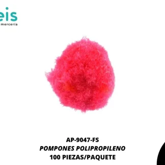 POMPONES POLIPROPILENO PAQ 100 UNIDADES REF: 18 MM FIUSHA