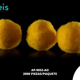 POMPON 15 MM REF: POM-1.5 2 MILL/PQT AMARILLO