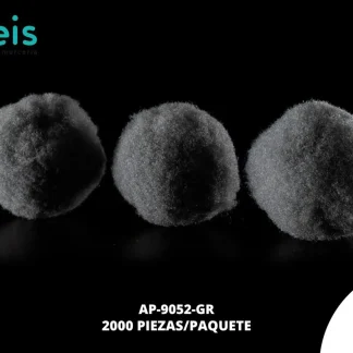 POMPON 15 MM REF: POM-1.5 2 MILL/PQT GRIS