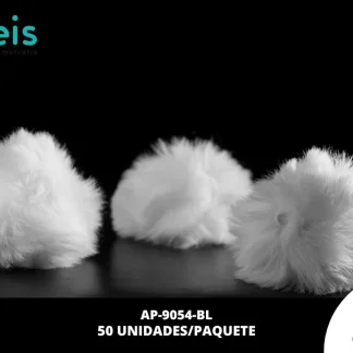 POMPON 6.0 CM REF: PCN-6 BLANCO PQT/50 U