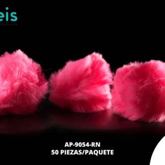 POMPON 6.0 CM REF: PCN-6 ROSA NEON PQT/50 UDS