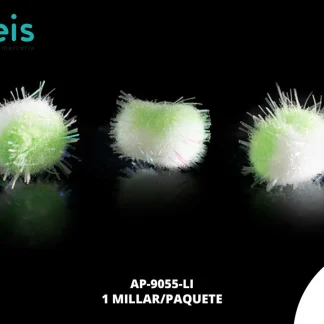 POMPON COMBINADO 10 MM REF:1.0 1 MILL/PQT LIMON