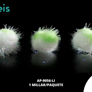 POMPON COMBINADO 15 MM REF:1.5 1 MILL/PQT LIMON