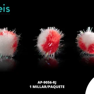 POMPON COMBINADO 15 MM REF:1.5 1 MILL/PQT ROJO