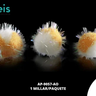 POMPON COMBINADO 20 MM REF:2.0 500U /PQT AMARILLO
