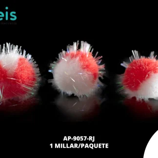 POMPON COMBINADO 20 MM REF:2.0 500U /PQT ROJO