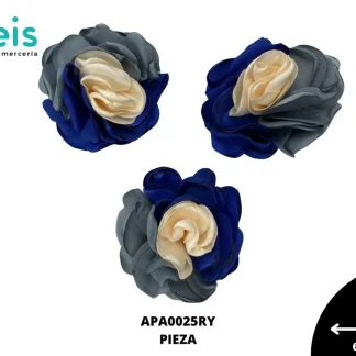 APLICACION FLOR AZUL REY 6CM