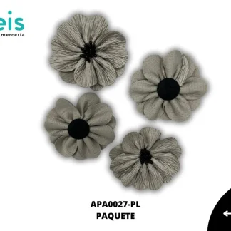 FLOR PLATA 8CM