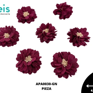 FLOR GUINDA 4.5 CM