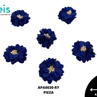 FLOR AZUL REY 4.5CM