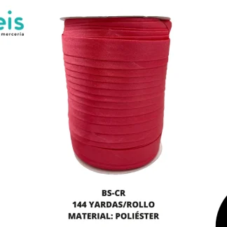 BIES SATINADO 144 YARDAS / 15 MM CORAL