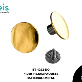 BTN MET REF:K-1137 DORADO 1000U/PAQUETE